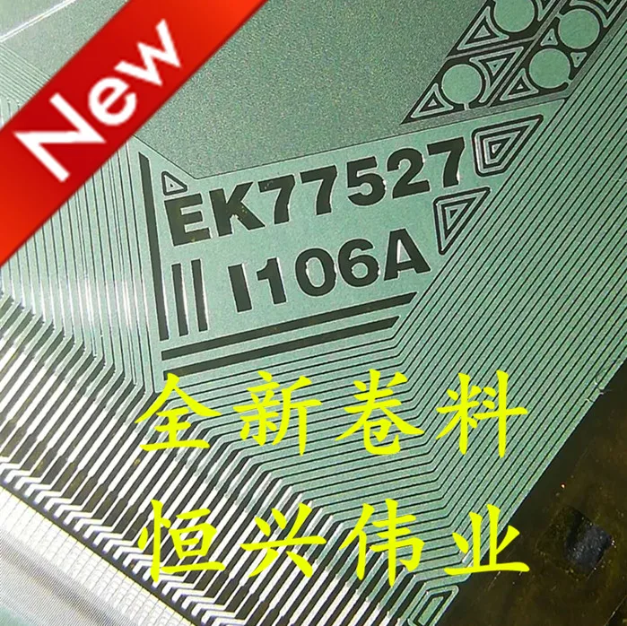 Ek77527i106a ek775271106a novo driver lcd ic cof/tab bobina material