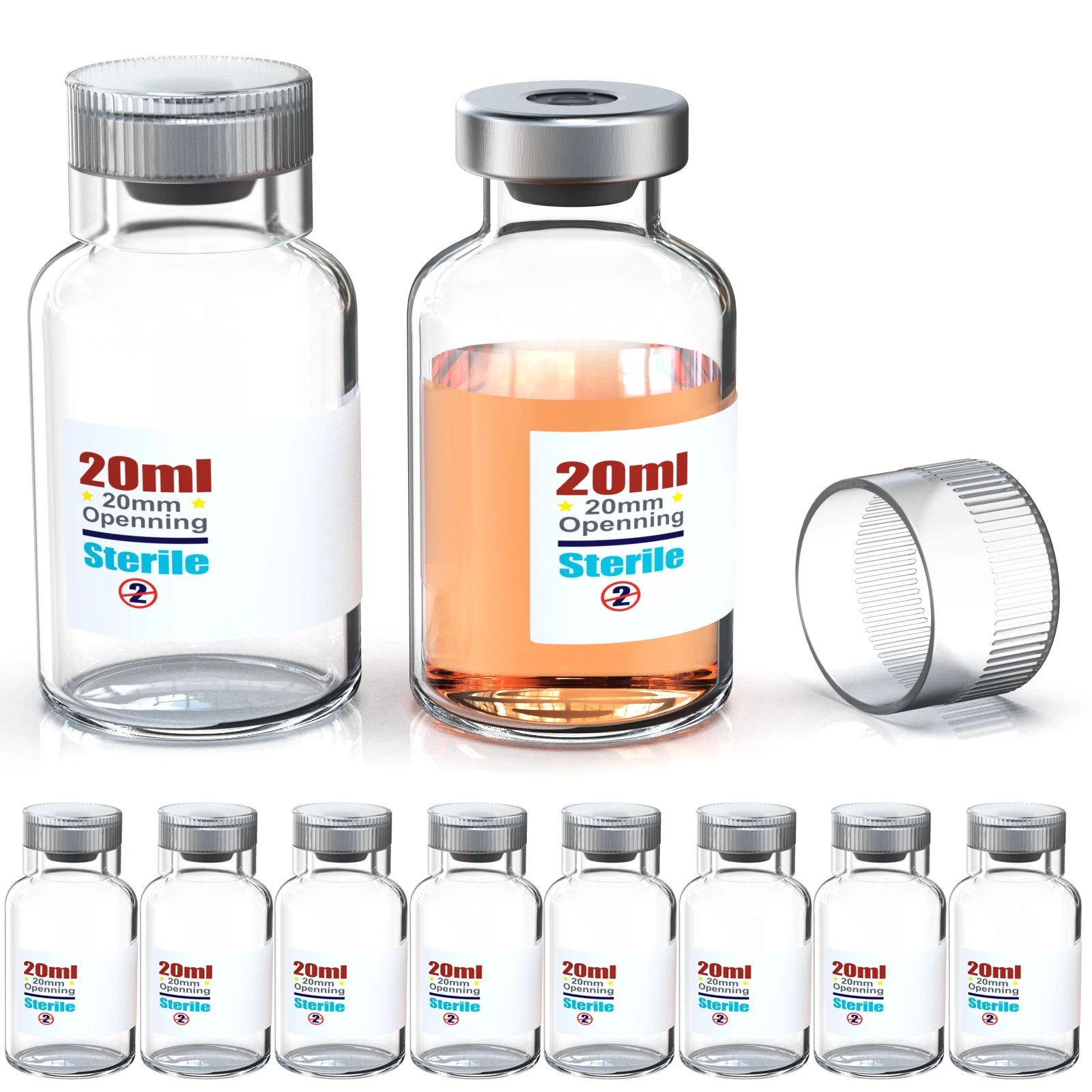 FOTO 3 - Стерильные пустые флаконы