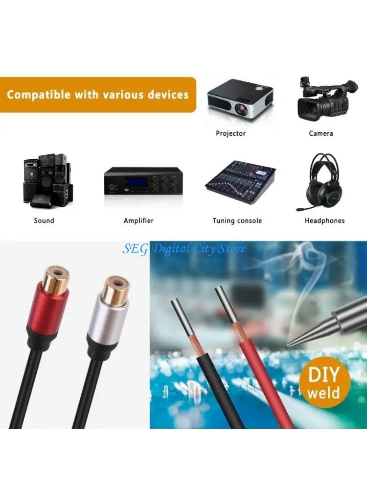 

U75B Auditory Connection Cable Auditory Female To Bare Wire Open End Pigtail Wire