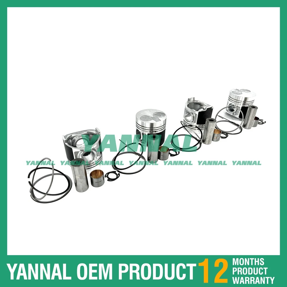 مكبس مع حلقات لأجزاء محرك Shibaura N844L-T #5