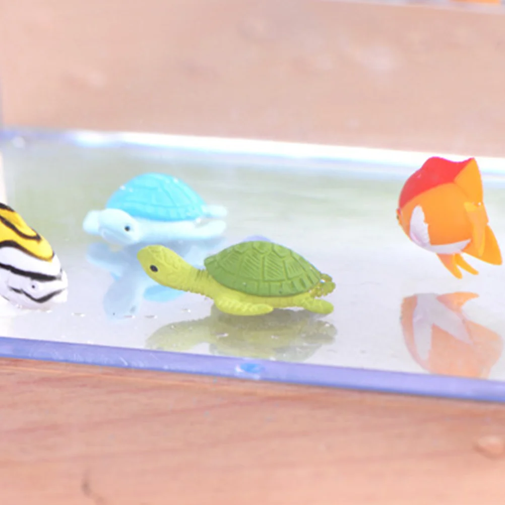 

20pcs Miniature Turtle Statue Aquarium Ornament Fish Tank Decor Bonsai Ornaments Desktop Adornment Micro Landscape Garden Decor