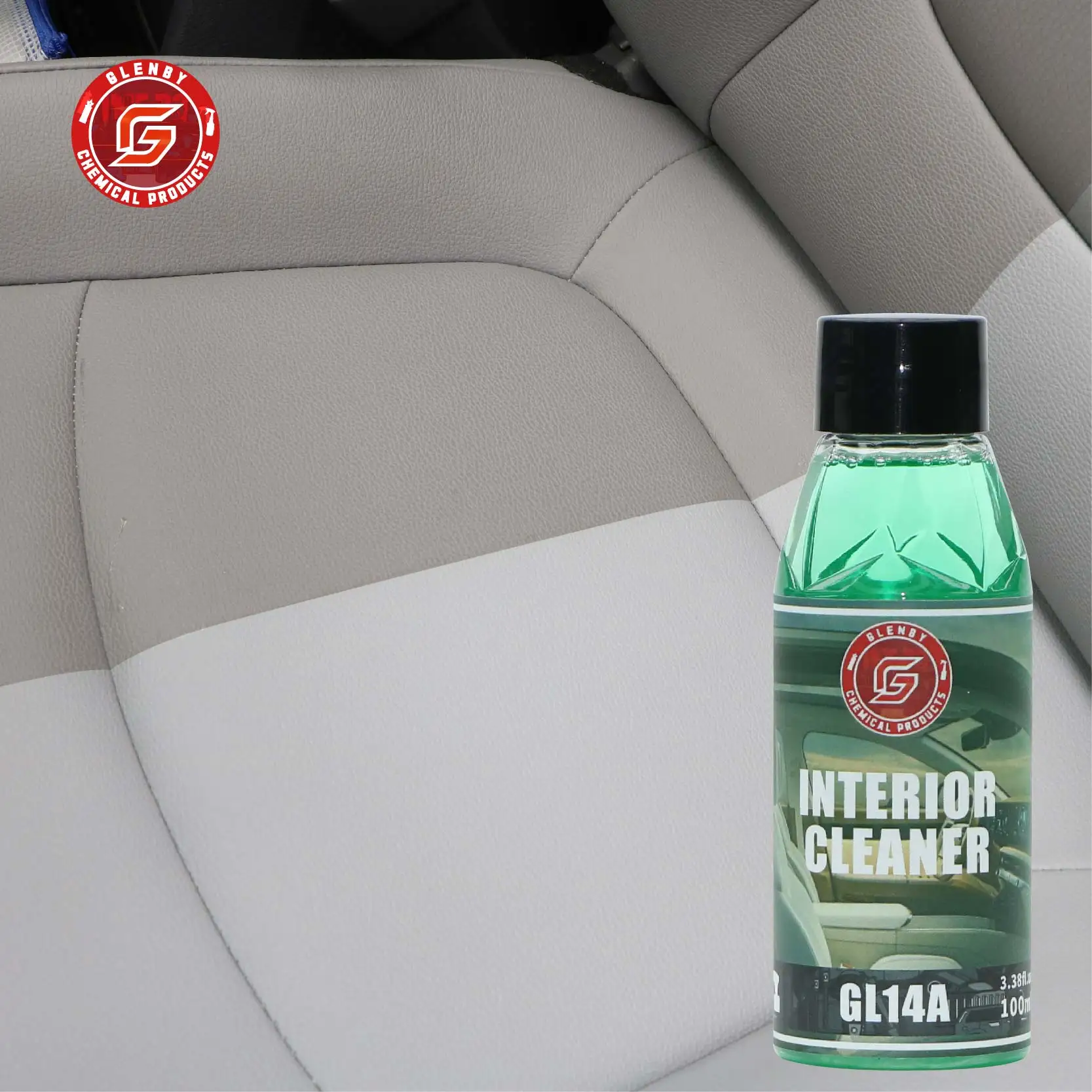 GL14A Glenby Car Interior Cleaner Car Dashboard Cleaner for Seats Upholstery Leather Shine multi purpose spray foam cleaner