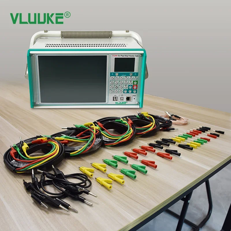Six-Phase Relay Protection Test Set Microcomputer Protective Relay Testing Equipment with DC Auxiliary Voltage Output