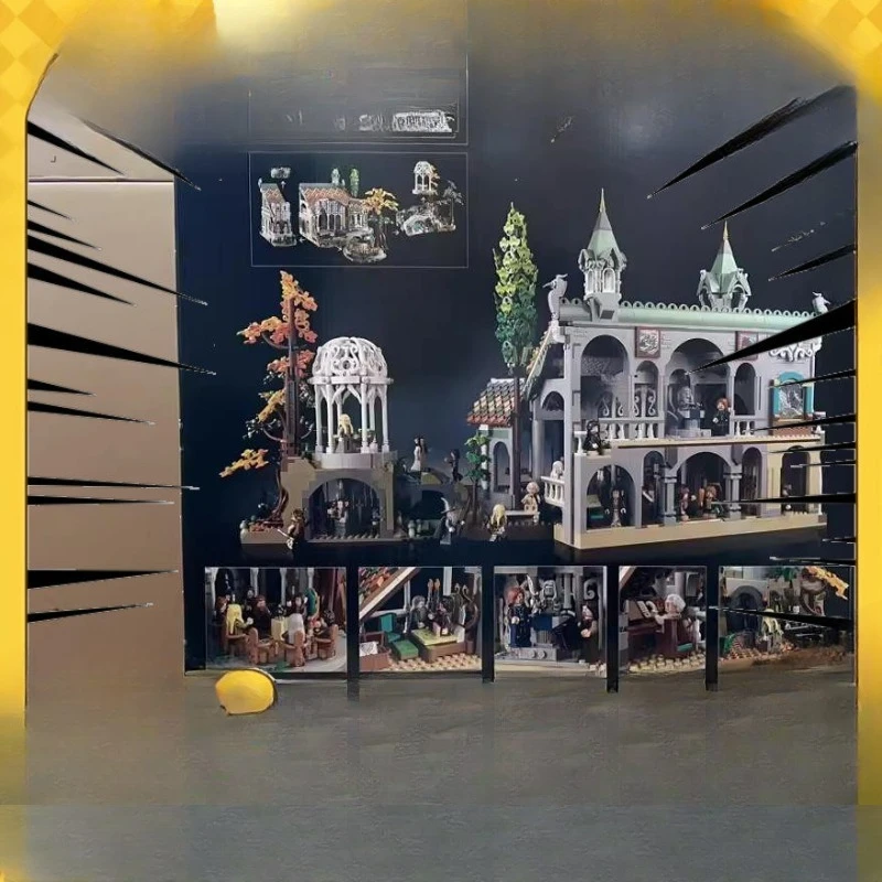 Castle, puzzle building block toys