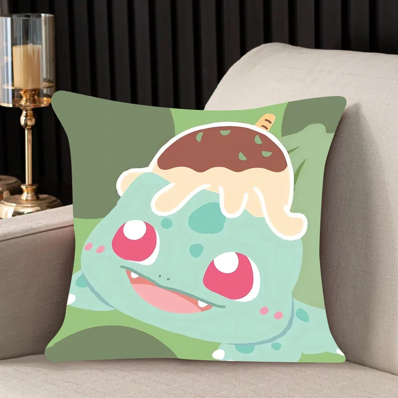 New Pillow Bulbasaur Slips Pillow Covers Bedding Comfortable Cushion Good For Sofa Home Car High Quality Pillow Cases Home Decor