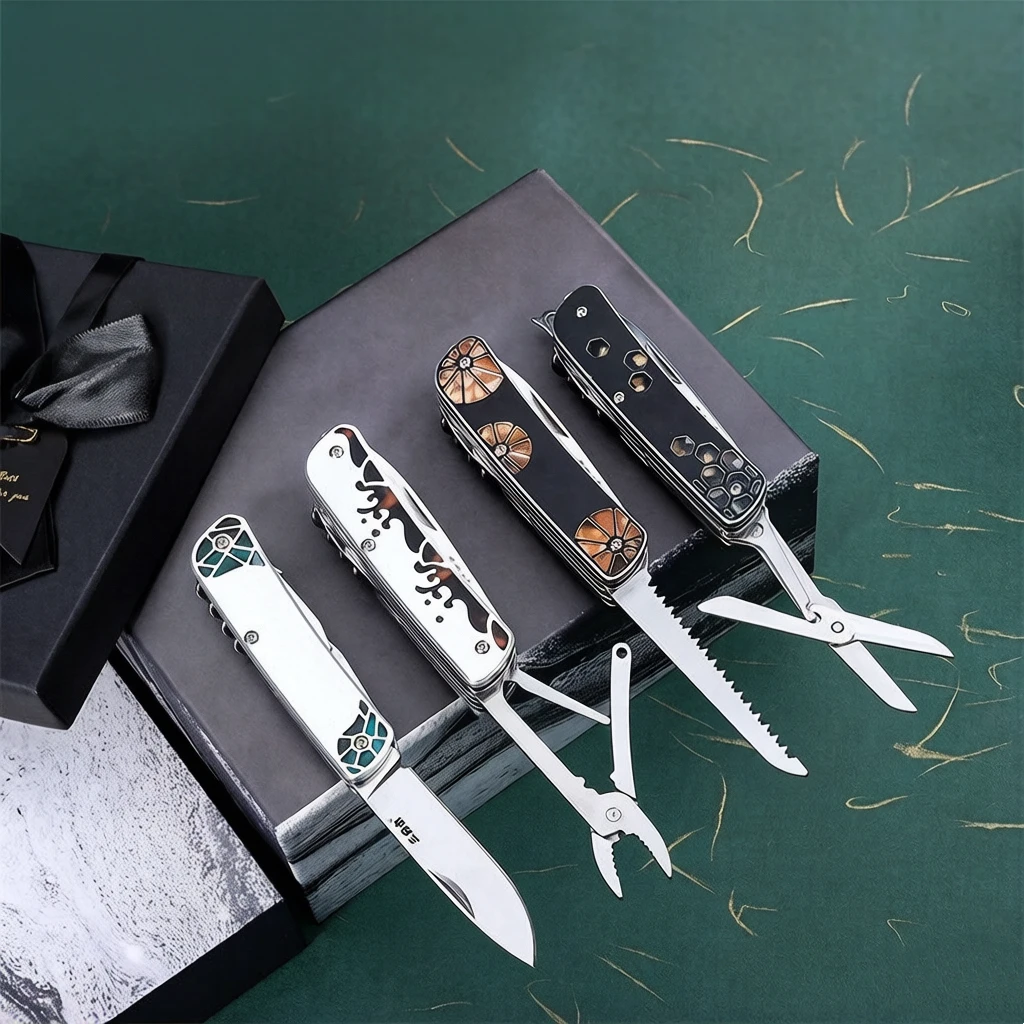 SANRENMU タクティカルフォールディングナイフ サバイ - Camping Knife Multi-Tool のレビューと価格