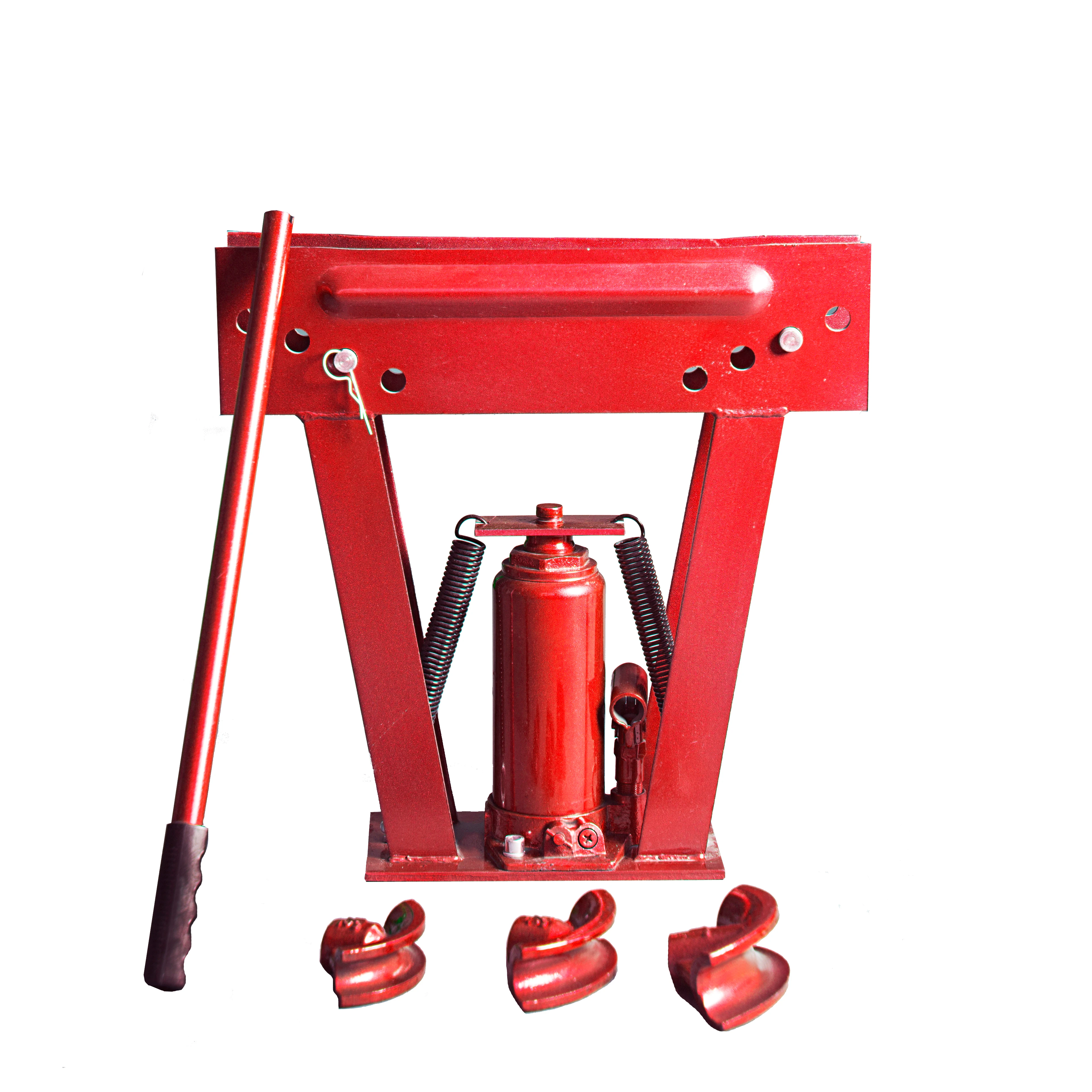 / 16T Hydraulic Pipe Bender Chinese Manufacturer Professional Manual 12T Wooden Case Steel Red Manual Bending Machine 12T/16T