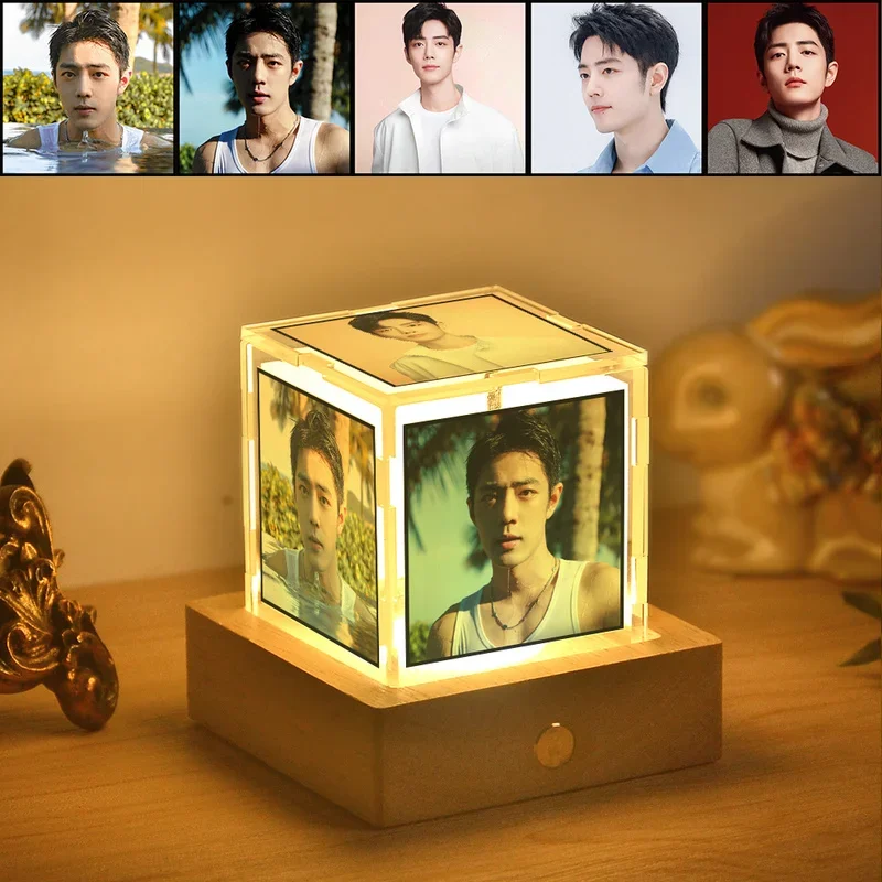 Tv Series The Untamed Wei Wuxian Actor Superstar Xiaozhan Peripheral Desktop Small Fresh Ornament Night Light