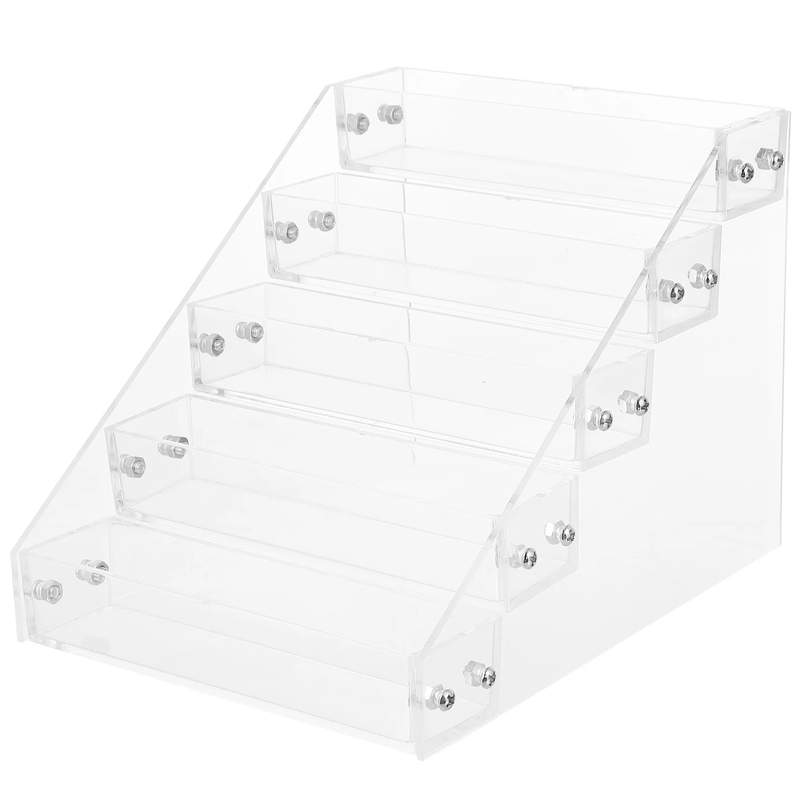 

1Pcs Manicure Salon Rack Clear Acrylic Multi-Layer Storage Shelf Stable Low Center of Gravity Nail Polish Stand