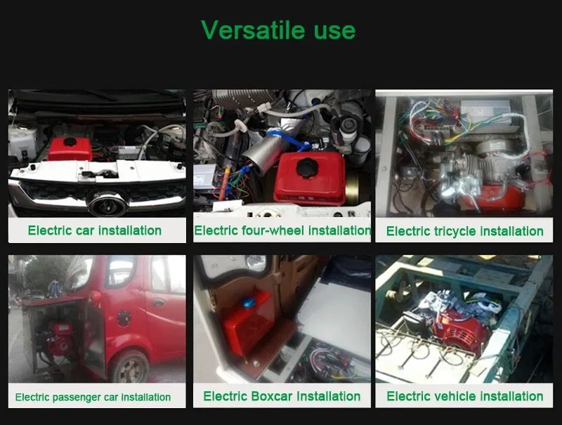 3000W 48V-72V Multifunktionsgenerator Bass Elektro-Dreirad Vierrädriges Auto Limousine Benzin-Ladegenerator Range Extender