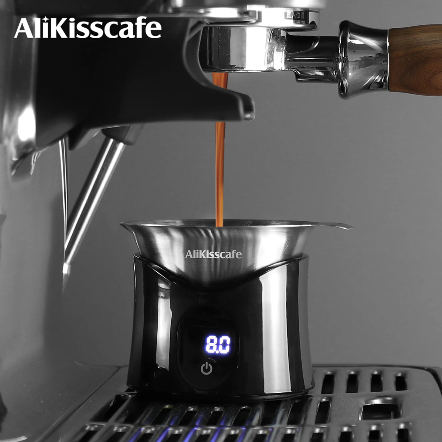 AliKisscafe Coffee Scale Display Tray Digital Dosing Cup Shot Cup Precise Scale Measuring Cup Barista Tools Espresso Accessories