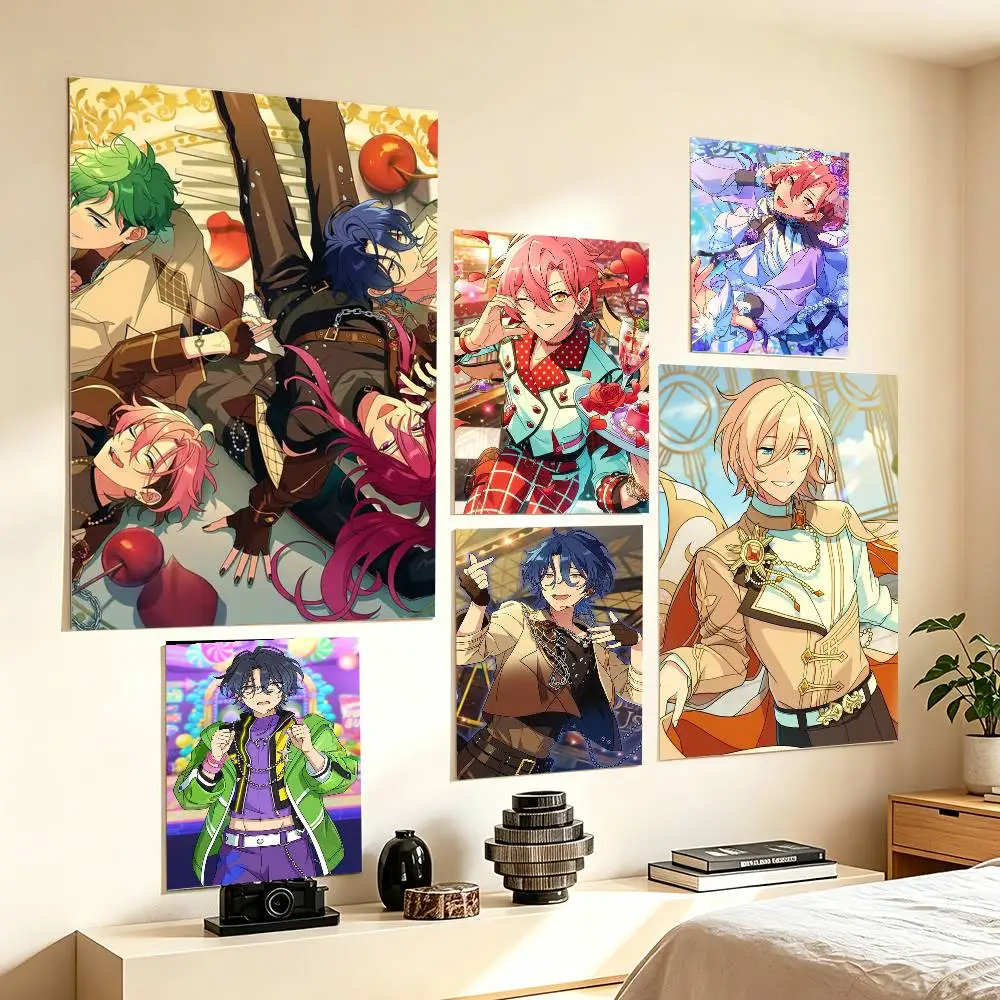 COOL MELLOW DEAR Enstars   Poster HD Self Adhesive Waterproof Wall Art Ideal for Home Office Dorm Gift