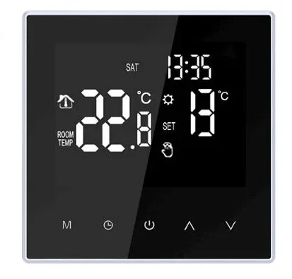 ME88 LCD weekly programming intelligent water floor heating wall mounted furnace electric floor heating temperature controller