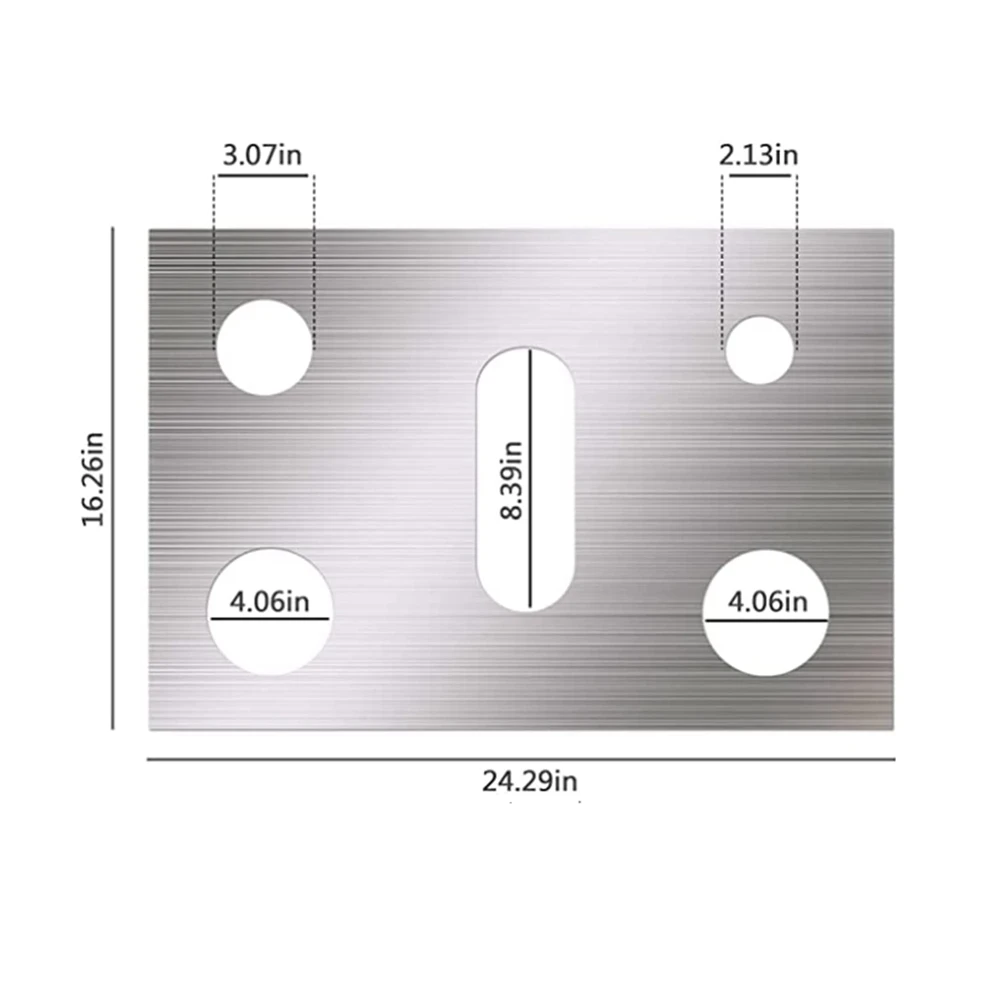 Stove Cover Stove Top Protectors for Samsung Gas Range, Reusable Gas Stove Burner Covers (0.2mm Silver)