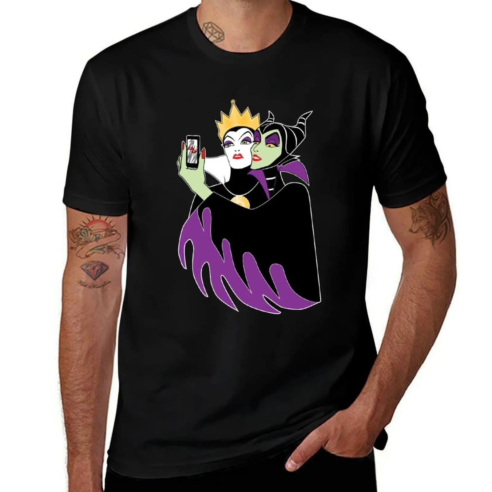 Wicked Selfie T-Shirt Large Size Breathable Tee T-Shirt