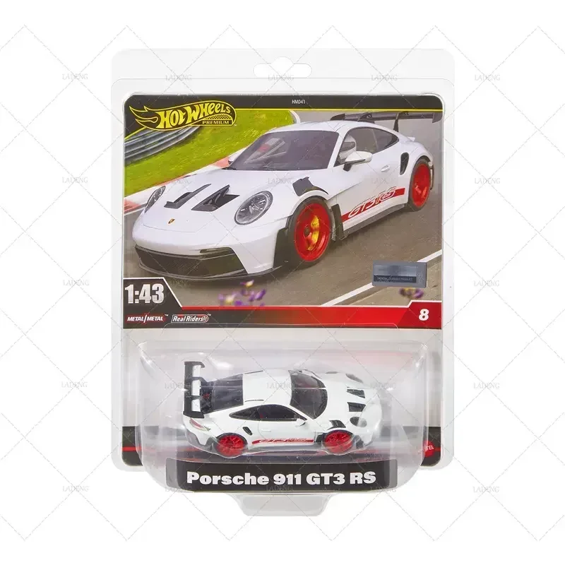 Original Hot Wheels Premium Car Toy for Boy 1/43 Alloy Diecast Vehicle Porshce Taycan Turbo Ram 4x4 Ford Mustang Collection Gift