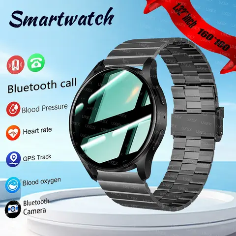 2025 새로운 깜짝 선물 비즈니스 Smartwatch 남자 1.32 인치 블루투스 통화 사용자 정의 사진 시계 건강 추적기 여성 시계 클래식