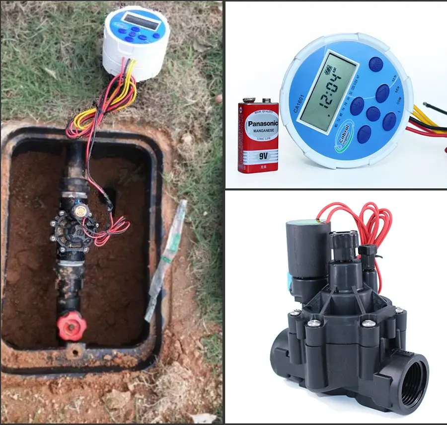 Zanchen zraszacz ca1601 zawór pojedynczy sterownik stacji z DC zatrzaskowy elektromagnetyczny i 101DH 1 cal zawór