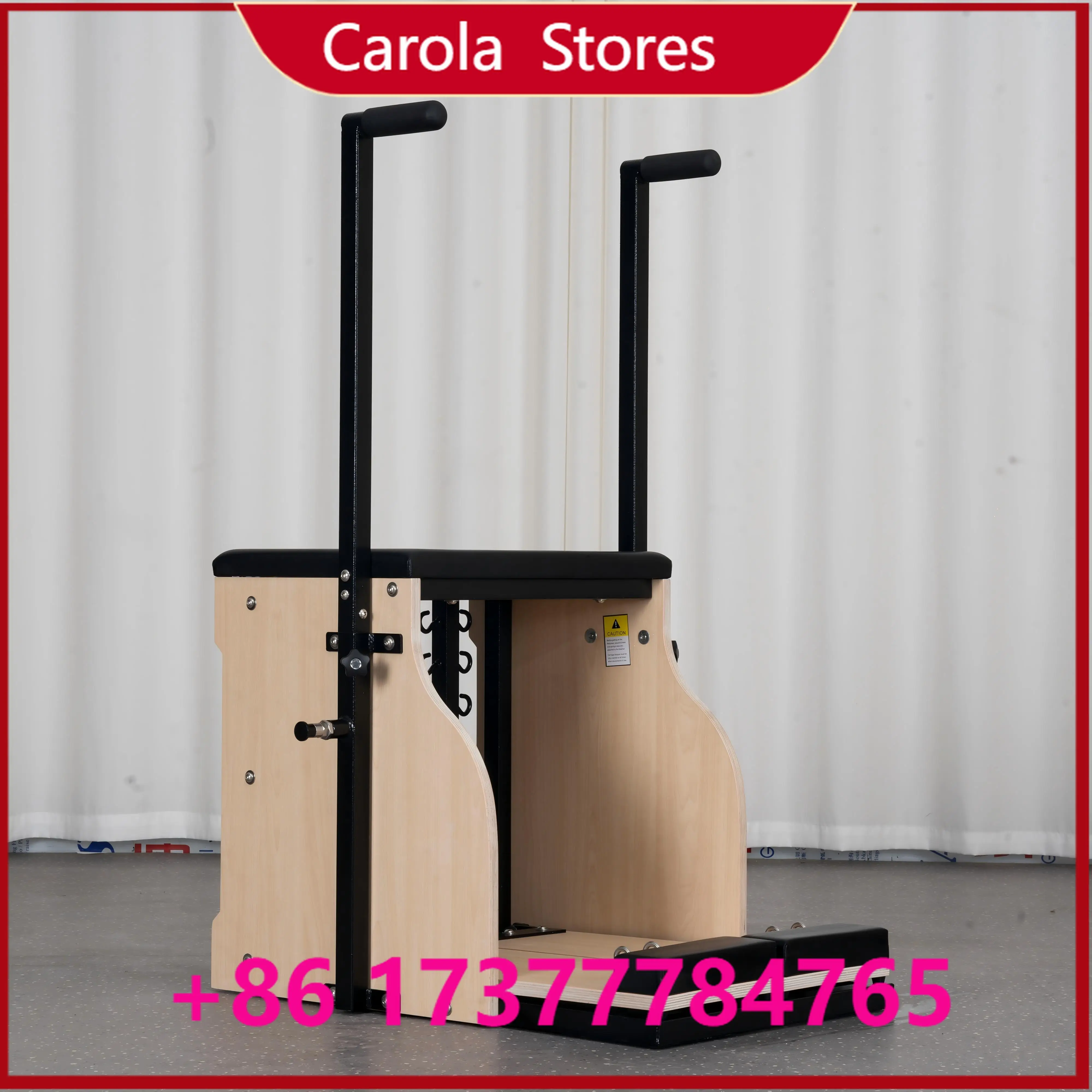 Premium Durable Wooden Fitness Chair, Multi-function Home Gym Training Seat Ideal for Personal Studio Body Workout