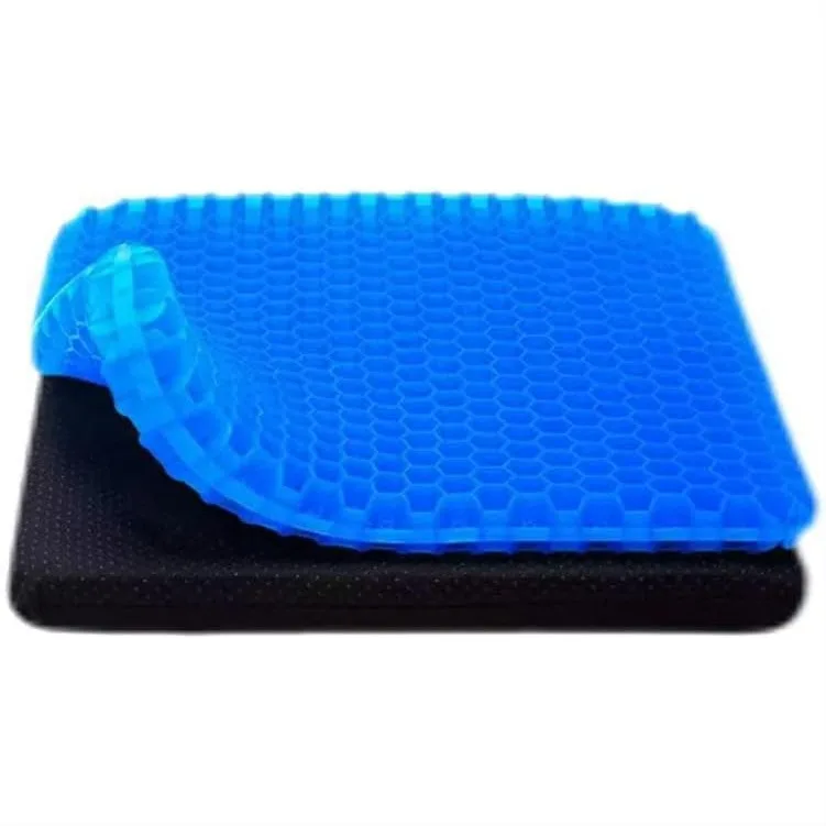 

Gel Seat Cushion: Oversized Thickened Honeycomb Silicone Pad for Office, Classroom, and Car