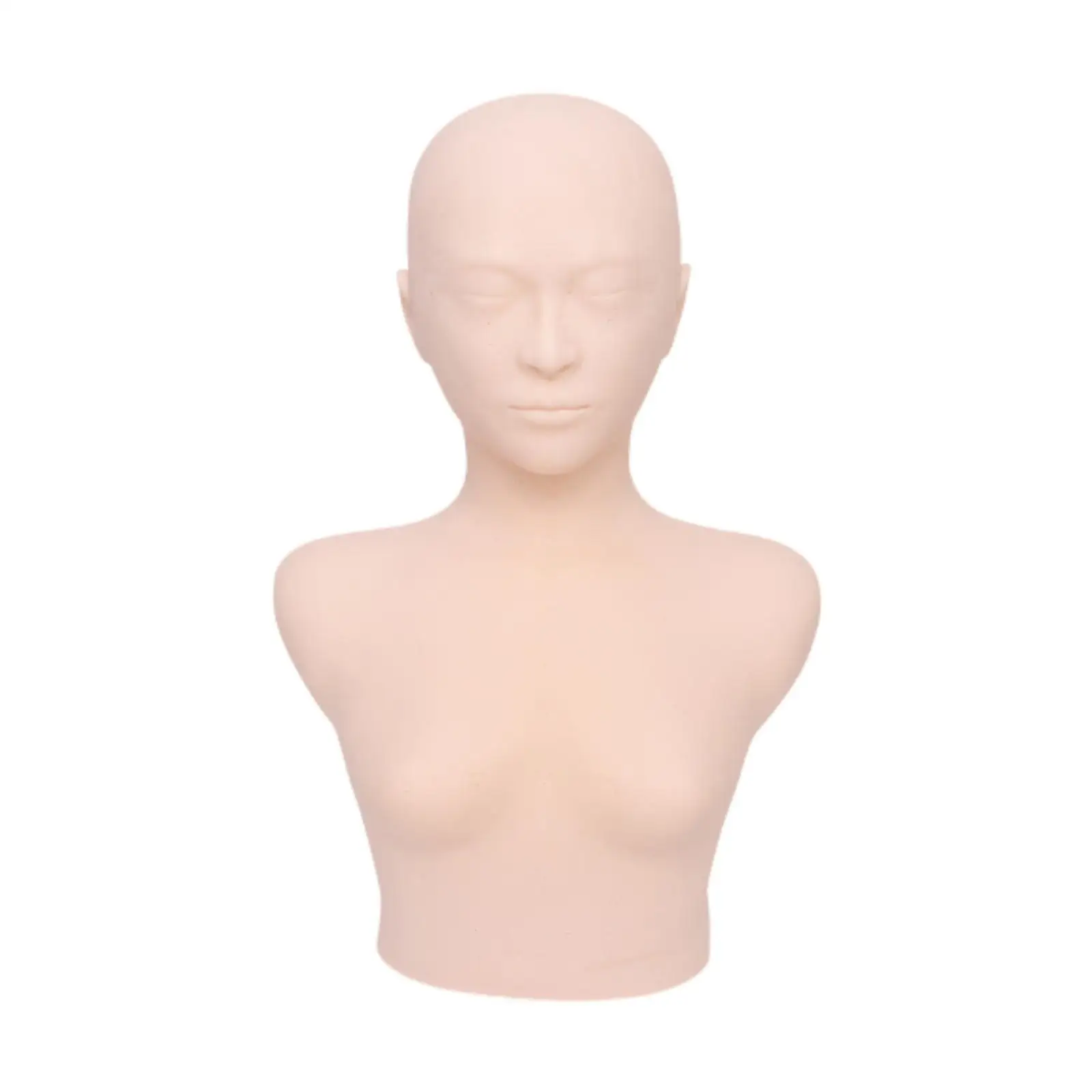 Makeup Practice Mannequin Head Model Training Head Multifunction Wig Hat Display Esthetics for SPA Beauty Salon Makeup Practice