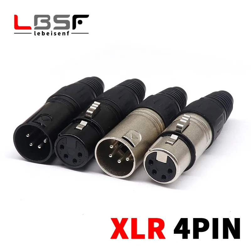 Xlr 4Pin Male/Femal…