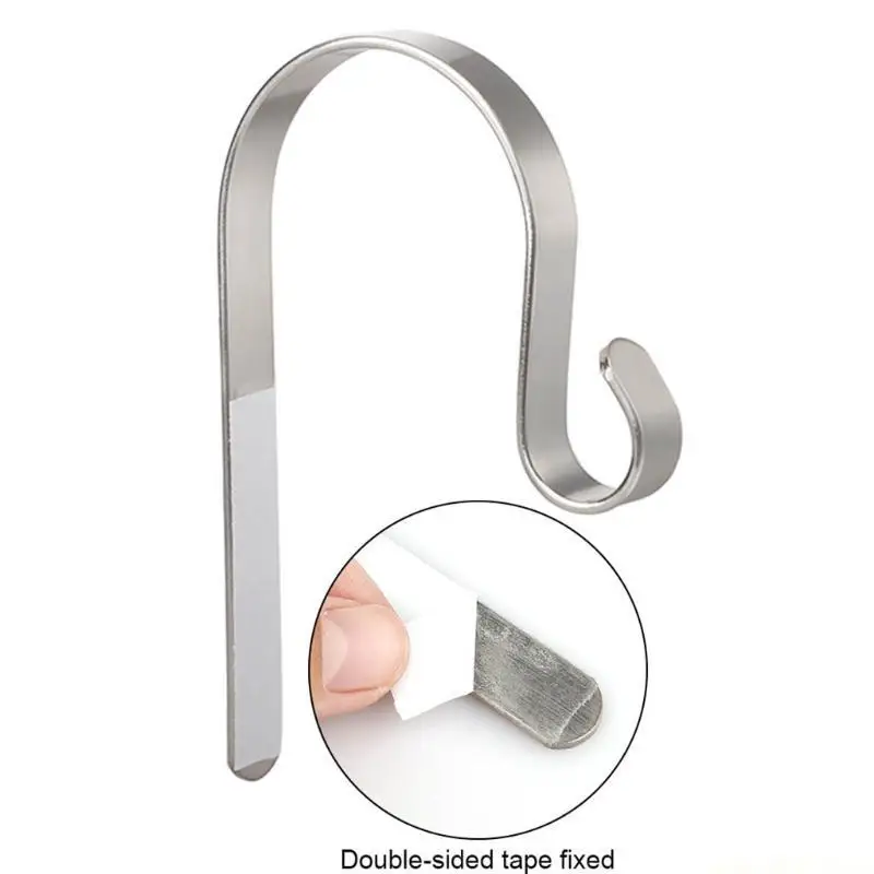 QX2E Christmas Stocking Holder Hook Fireplace Mantel Hanger Metal Hanging Hanger Hooks Multi-purpose Hanger Decoration