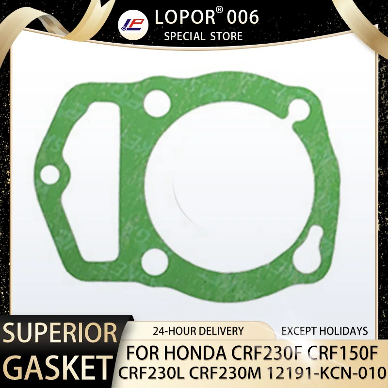 

Motorcycle Engine Cylinder Base Seal Gasket For Honda CRF230F 03-09 12-17 CRF150F 03-05 CRF230L 08-09 CRF230M 09 12191-KCN-010