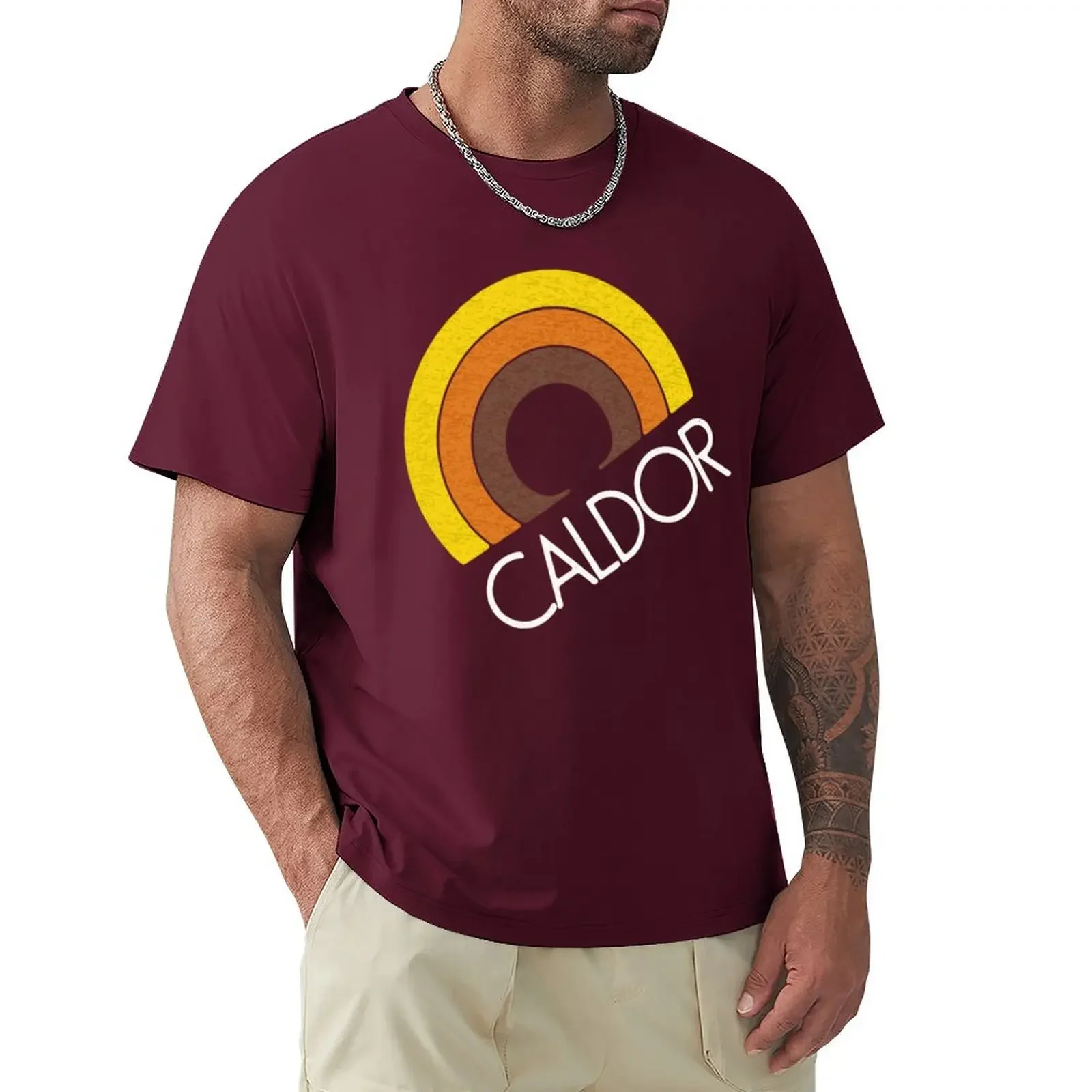 Caldor Discount T-shirt hippie clothes plus sizes blacks mens clothes Robin Trower for earth below T-shirts heavyweight fashion