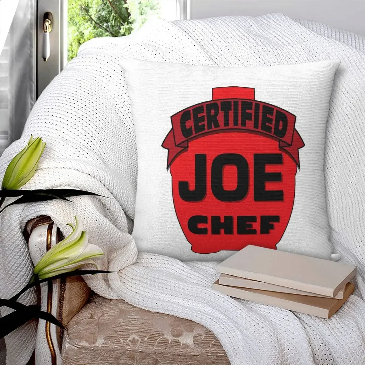 Certified JOE Chef Kamado Certified BBQ Grill Master Square Pillowcase Pillow Cover Comfort Throw Pillow for Home Living Room