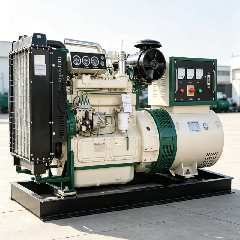 Air‑cooled Diesel Generator Set Space‑saving Practical Body For Countryside Outdoor Operation Small‑scale Temporary Power Supply