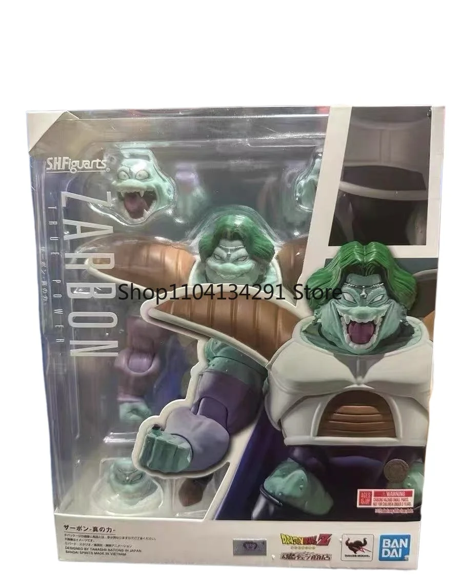 100% Original Bandai SHF S.H.Figuarts Dragon Ball ZARBON TRUE POWER Anime figura de acción completa modelo Kit juguete regalos marcapáginas