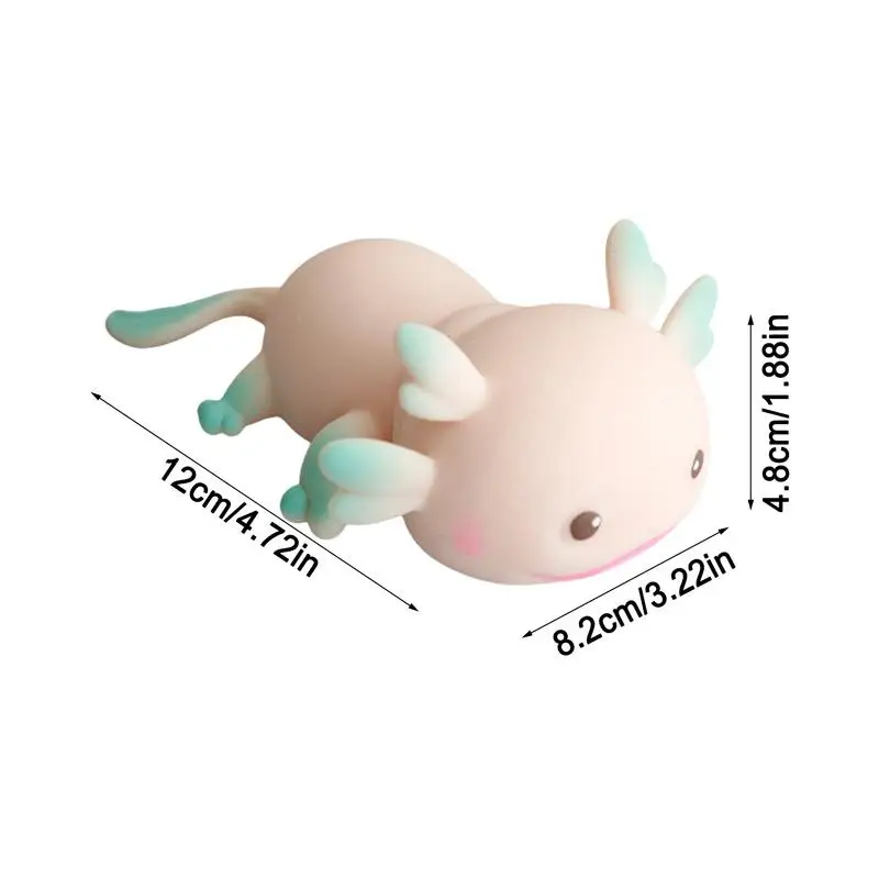 Anima squeeze brinquedos salamandra macia brinquedo fidget alívio do estresse brinquedos animais beliscar brinquedo de ventilação para meninas e crianças