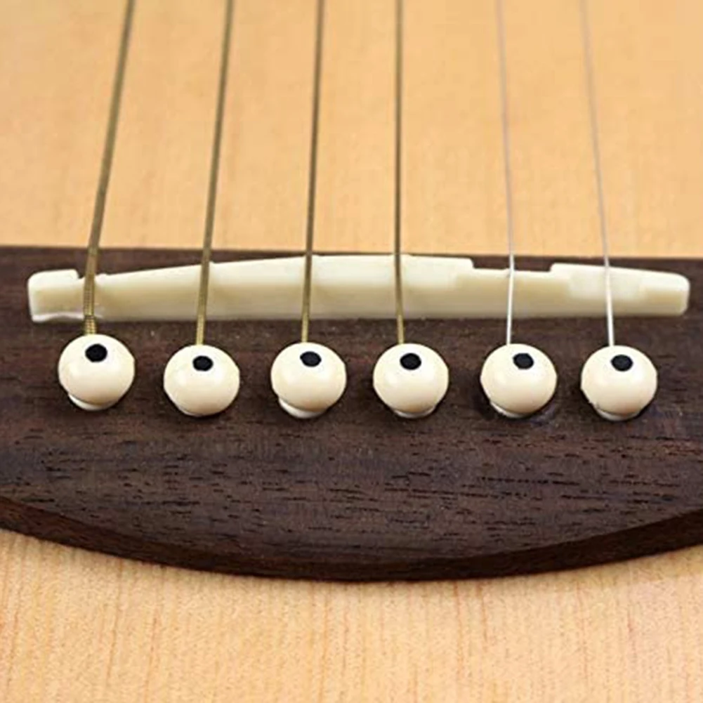 9 PCS Acoustic Guitar Bridge Pins, the Guitar Parts and Accessories Perfectly Restore the Pure Tone