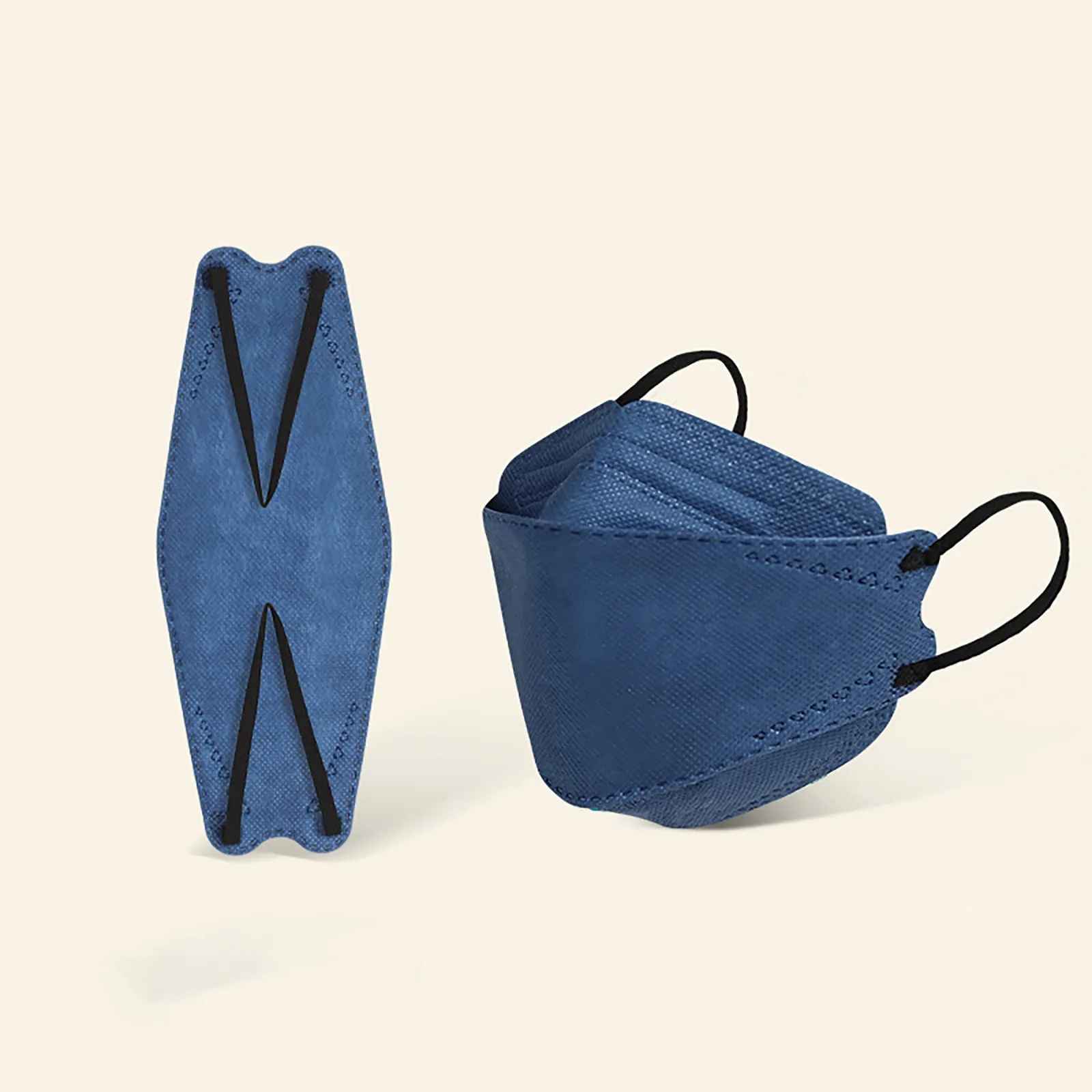 10 Buah Masker Anak-anak Masker Anak-anak Multiwarna Masker Debu Praktis dan Portabel Pelindung Tiga Dimensi Warna Solid