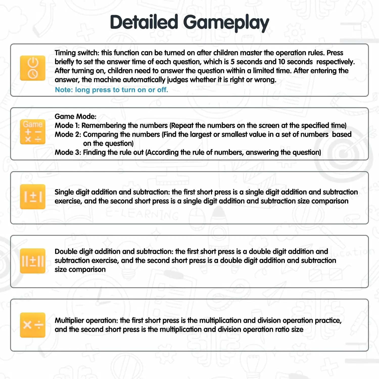 Intelligente Kinder Mathe mündliche Berechnung Schatz Handschrift Brett Erleuchtung Puzzle frühe Bildung Lernmaschine
