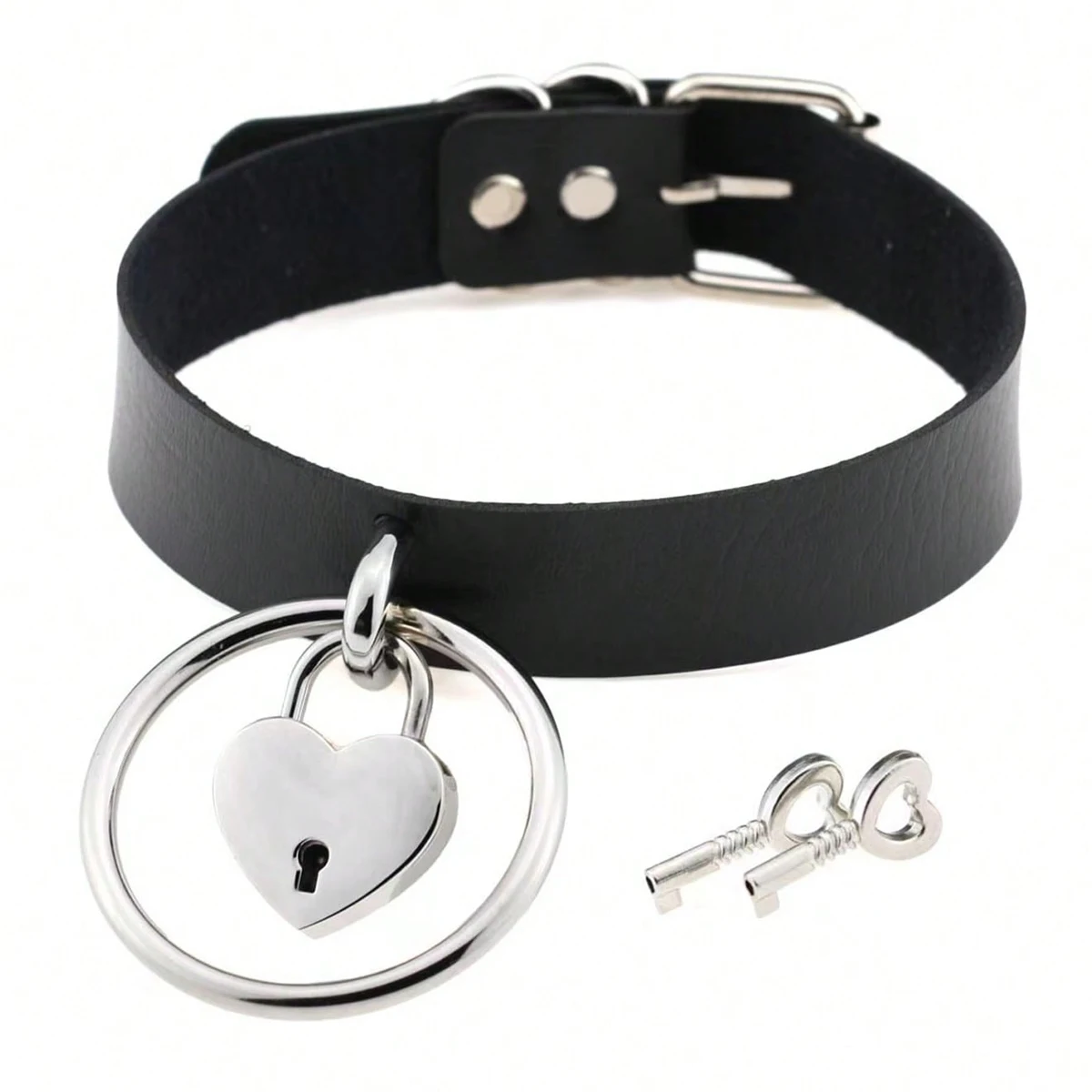 Punk Hip-Hop Pu Leather Rivet Necklace, Men's And Women's Collars, Daily Holiday Party Costume Decoration, Gothic Rock Collar view 4
