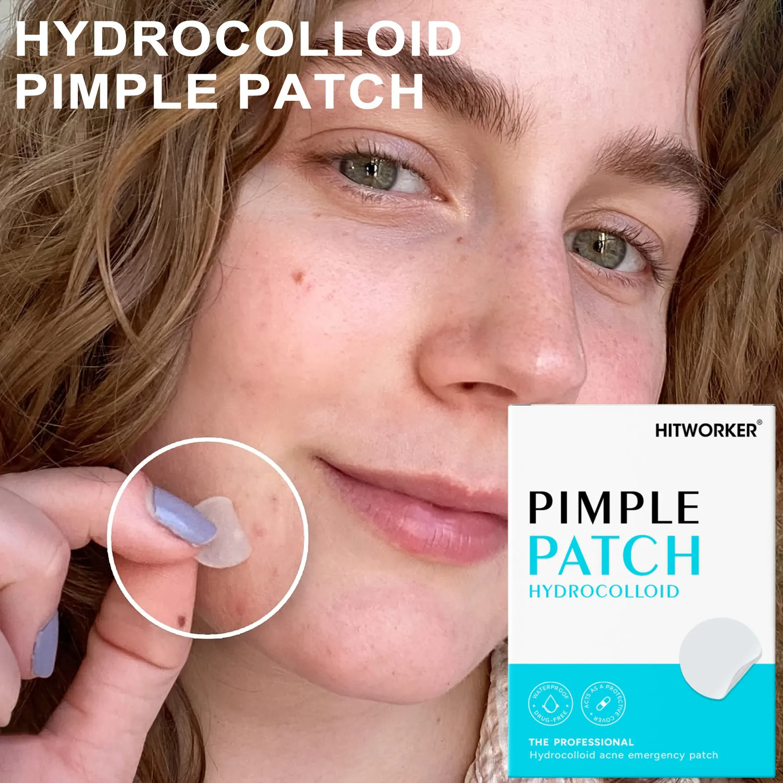 138PCS Invisible Waterproof Hydrocolloid Acne Patch for Facial Cleansing Care Essence Tool Accessory Suitable for All Skin Types image 5