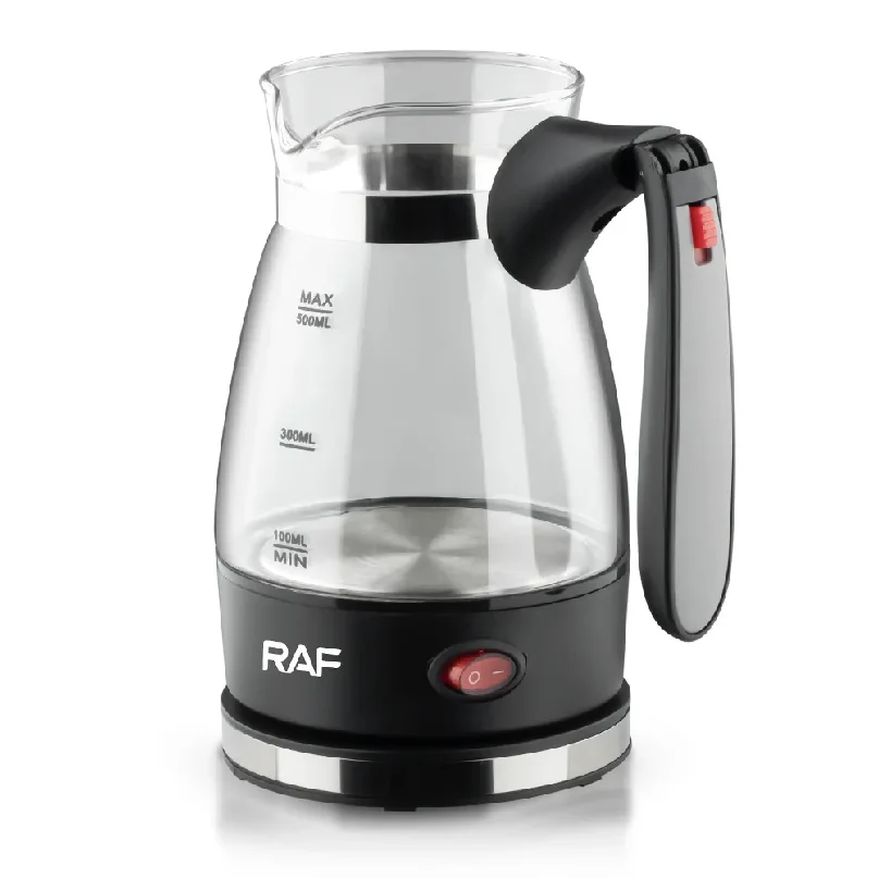 600W Electric Coffee Maker Turkey Coffee Pot Glass Italian Mocha Pot Greek Turkish Coffee Machine Easy for Household Office Gift view 3