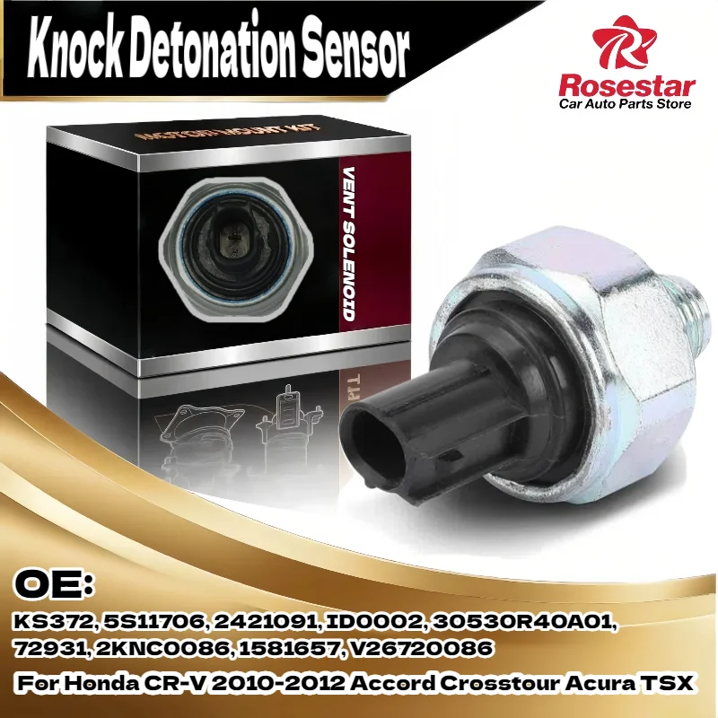 

Knock Detonation Sensor for Honda CR-V 2010-2012 for Honda Accord Crosstour for Acura TSX 30530R40A01 72931 2KNC0086 1581657
