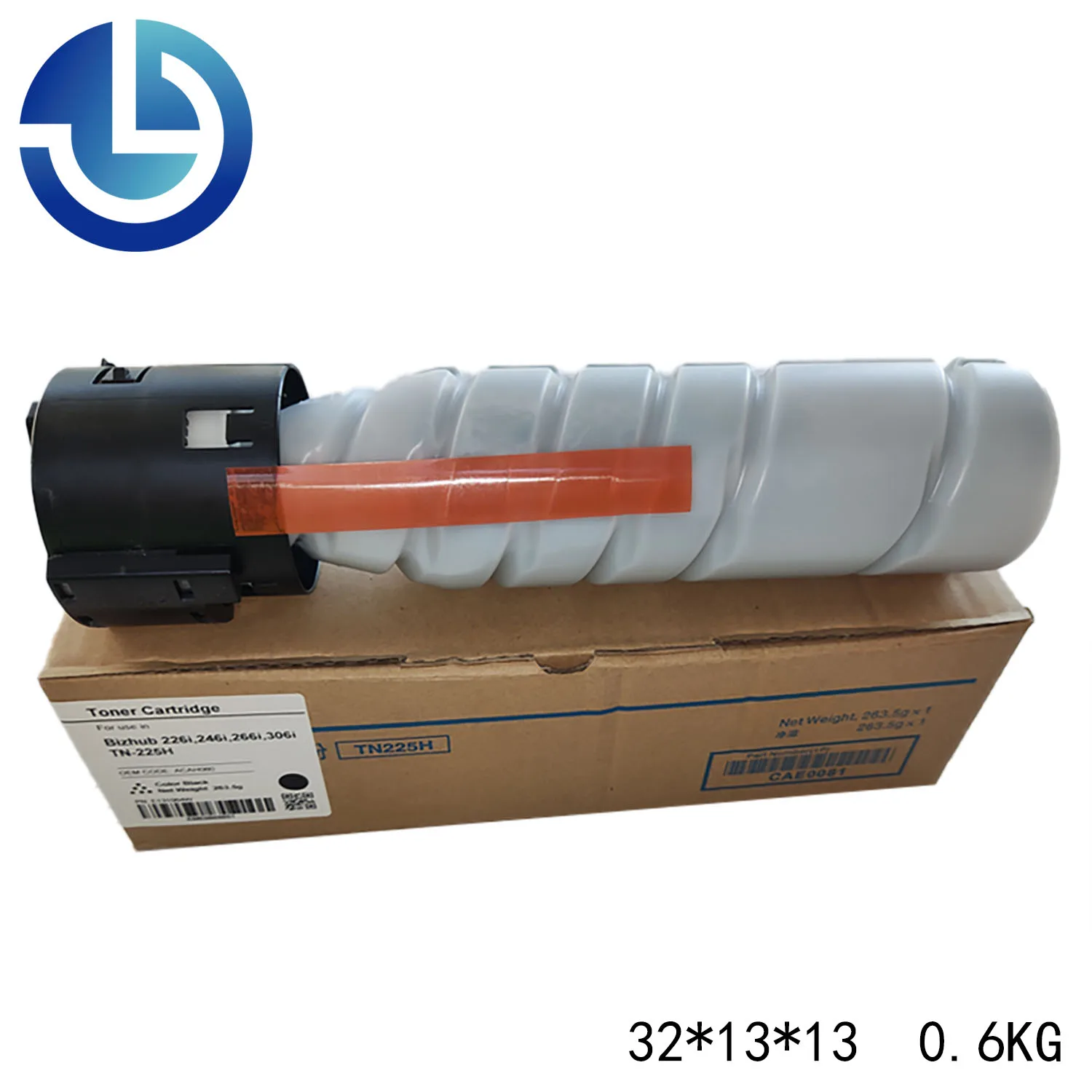 263,5 г Bizhub 226i 246i 266i 306i Совместимый черный тонер-картридж Tomoegawa большой емкости TN225 TN226