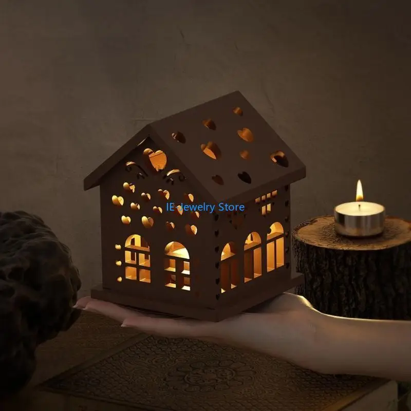 

W8KF Heart House House Holder Holder Силиконовая плесень Dies Цемент гипс глиня