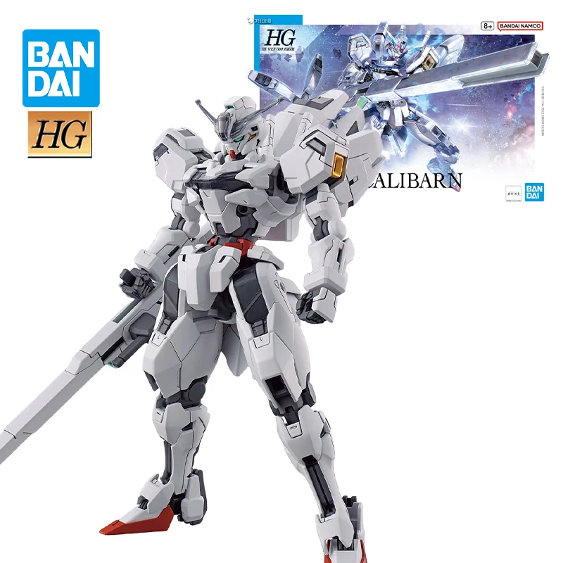 

Bandai HG The Witch From Mercury 26 Gundam Calibarn Kit Assembly Action Figure Assembly Model Trendy Toy Children's Holiday Gift