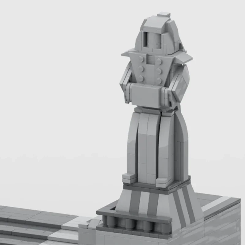 Montagem De Tijolos De Construção Brinquedos De Blocos Modulares, Modelo De Filmes De Estrela, Escadaria De Entrada Do Templo, Presentes De Natal, Conjuntos De Montagem DIY