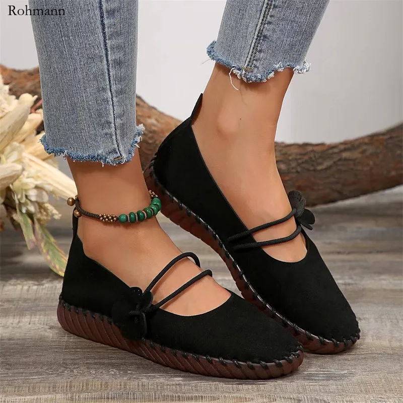 

Women's Fashion Summer New Thick Round Baotou Casual Soft Sole Non-Slip Shoes