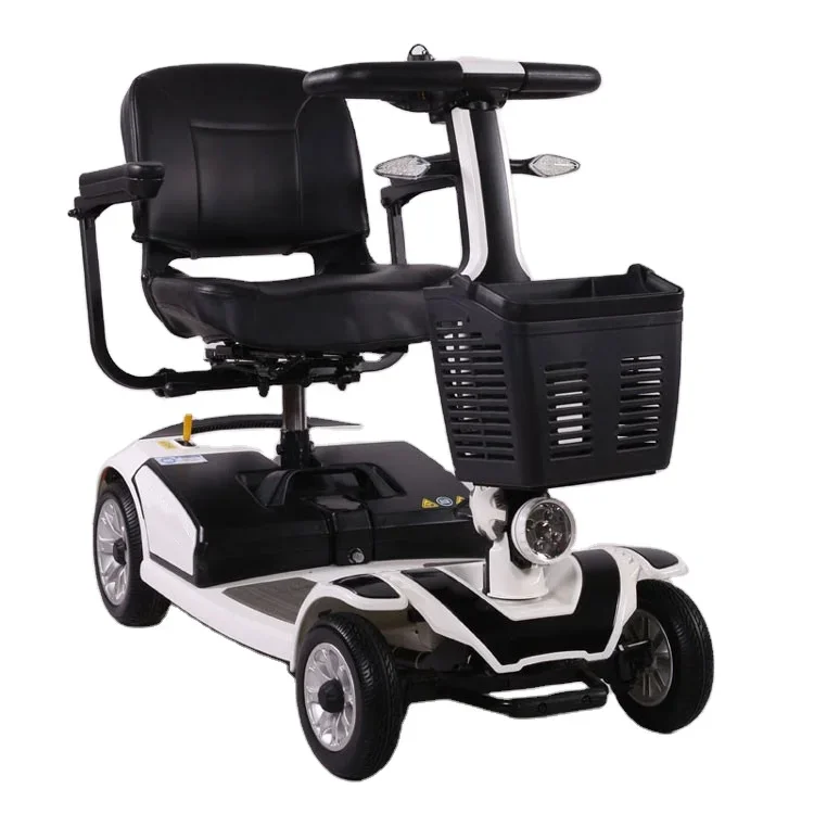 2022 New Design Folding 250w 24v Mobility 4 Wheel Electric  Scooter For Adults