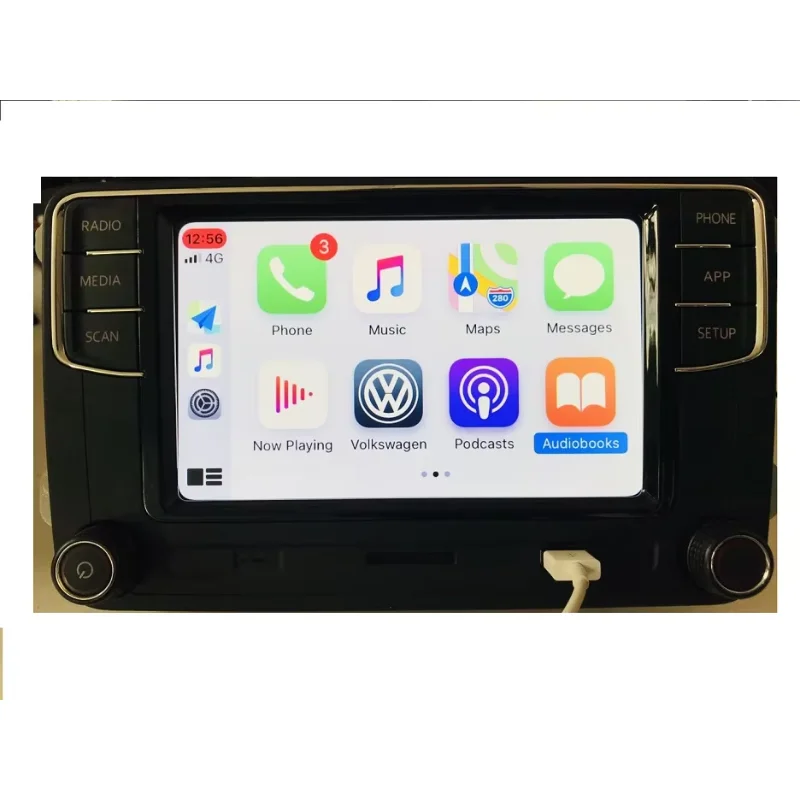 

2025 RCD330 187B OEM Radio Wireless Carplay Android Auto Car Radio Multimedia Player GPS For VW Golf