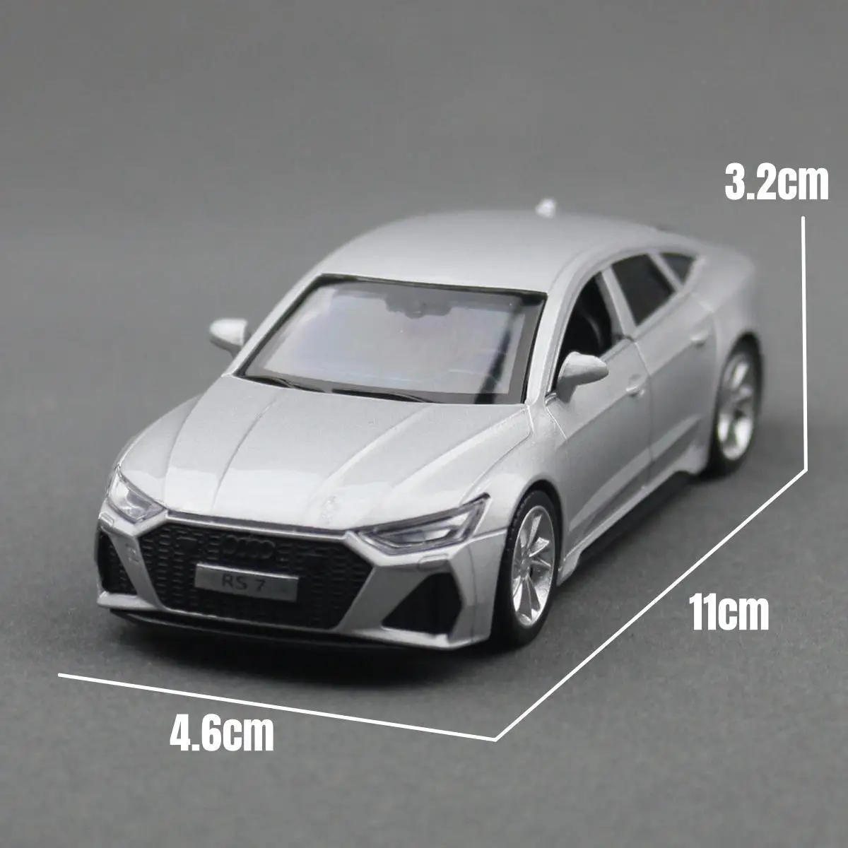 1/43 Audi RS7 Super Sport Toy Car Model For Children MSZ Diecast