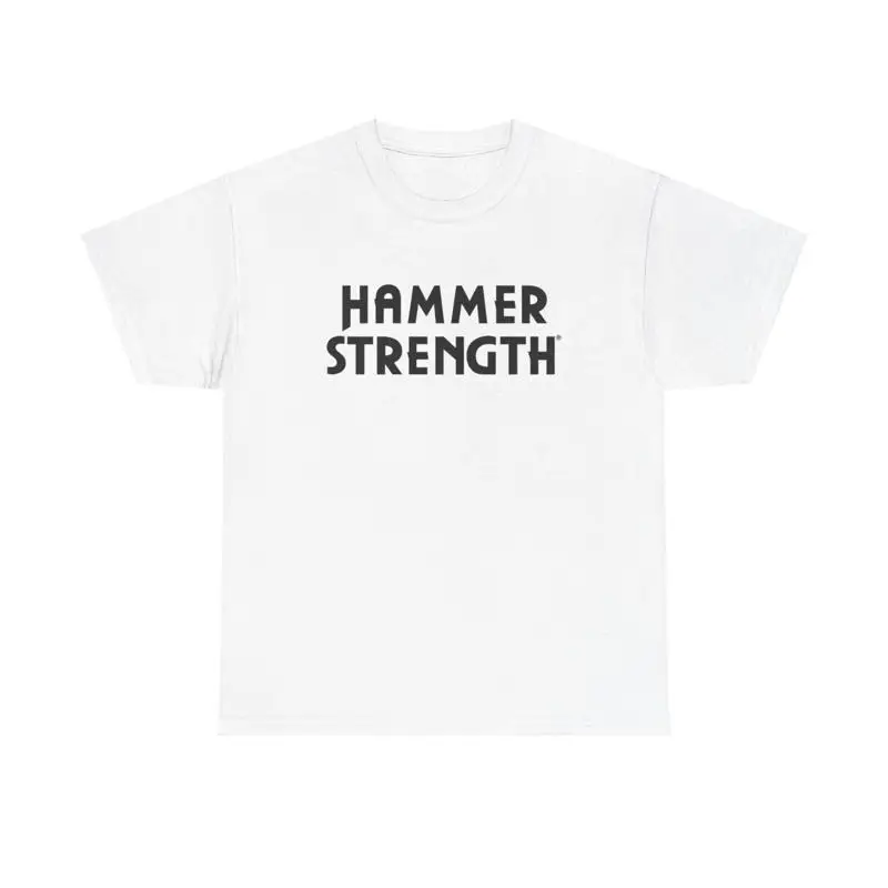 Hammer Strength Gráfico Camiseta gimnasio fitness entrenamiento levantamiento de pesas culturismo