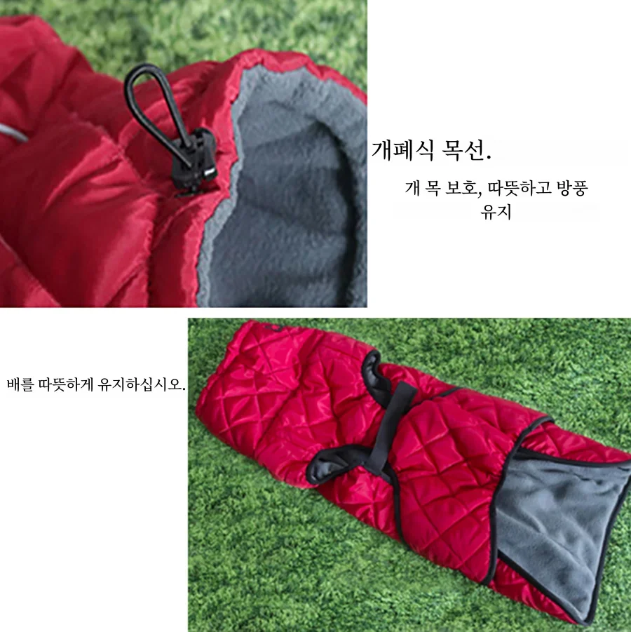 Dog Outdoor Jacket Waterproof Reflective Pet Coat Vest Winter Warm Cotton Dogs Clothing for Large Middle Dogs Labrador